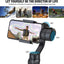Three-axis handheld gimbal F6 stabilizer mobile phone three-axis stabilizer intelligent anti shake outdoor live streaming stand - Korvel