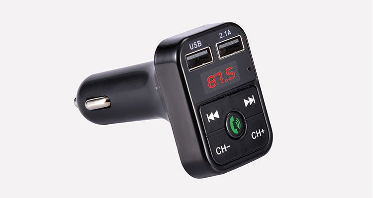 B2 Car MP3 Bluetooth Hands-Free Car Player FM Transmitter Car Charger Receiver - Korvel