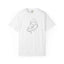 Camiseta Madre y Gato Abrazo | Camiseta Minimalista de Arte Lineal para Mamás de Gatos