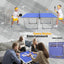 6ft Foldable Portable Table Tennis Table Set