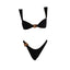Elegant Metal Buckle Bikini Swimsuit for Women