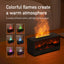 3D simulation fireplace flame aromatherapy machine big spray home desktop simulation charcoal fireplace humidifier - Korvel