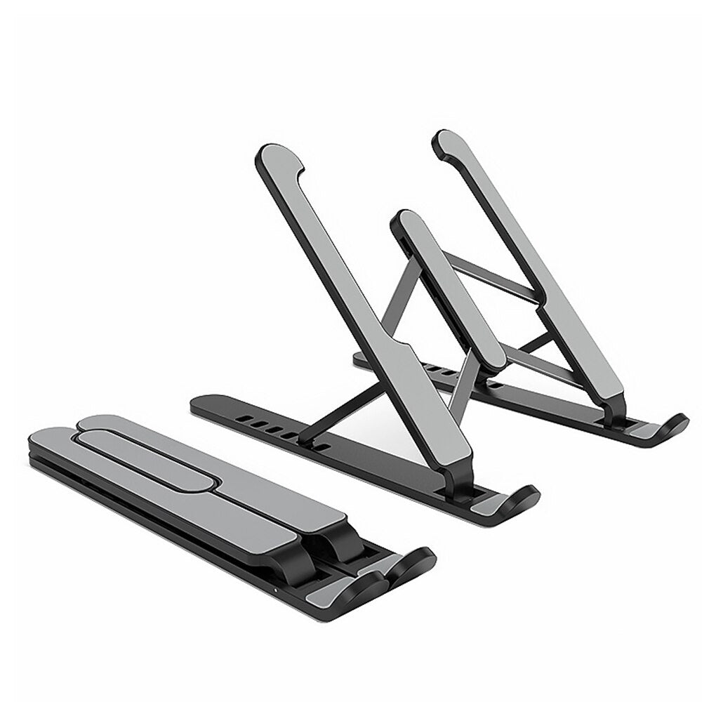 Portable Laptop Stand Foldable Height Adjustable Support Base Computer Cooling Stand Hollow Design Laptop Holder - Korvel