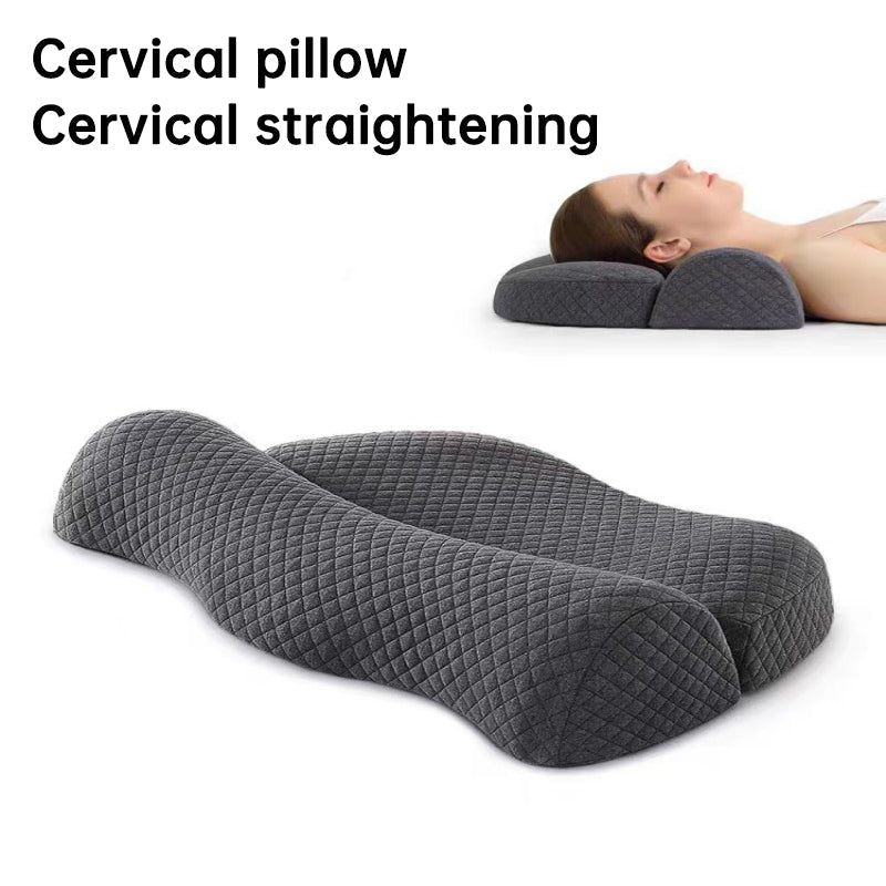 Bed Side Sleeping Pillow Neck Pain Relief Ergonomic Cervical Memory Foam Pillow - Korvel
