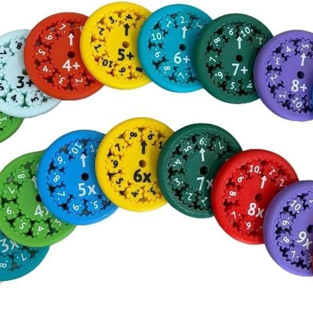 MATH FIDGET SPINNERS 9-piece math fidget spinner teaching enlightenment toy - Korvel