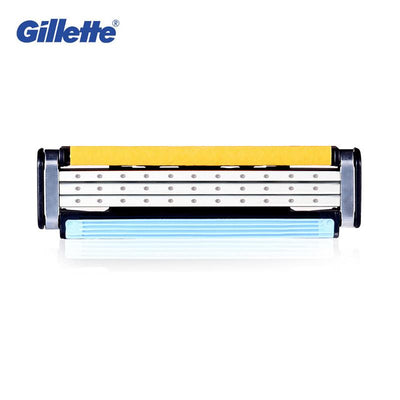 Gillette Vector 3 Shaving Razor Blades Brand Three Layer Shave Shaver Shaving Blades 4pcs Safety - Korvel