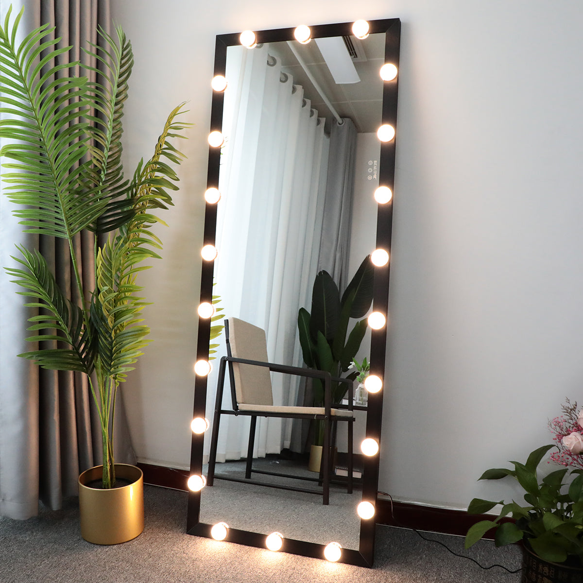 Illuminated Full Body Makeup Mirror - 63x24 Inch
