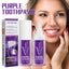 Purple Brightening White Toothpaste, Cleaning Stains Fresh Breath Brightening And Whitening Teeth Toothpaste - Korvel
