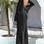 Openwork Backless Flare Sleeve Cover-Up Dress