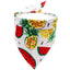 Bandana pour chien en coton premium style fruit