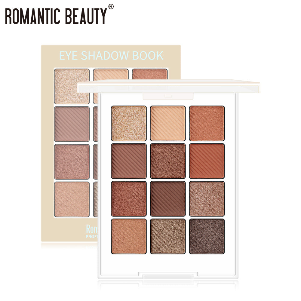 Romantic Beauty 12-Color Eye Shadow Palette