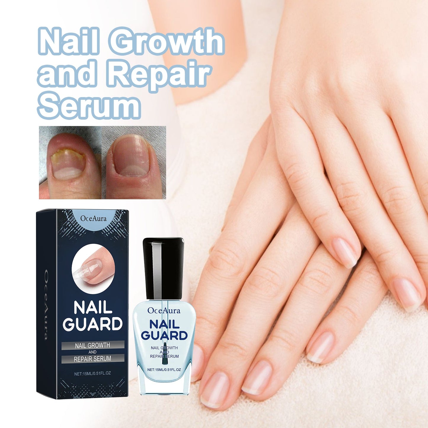 OCEAURA Nail Repair Lotion - Nourishing Care for Soft Nails