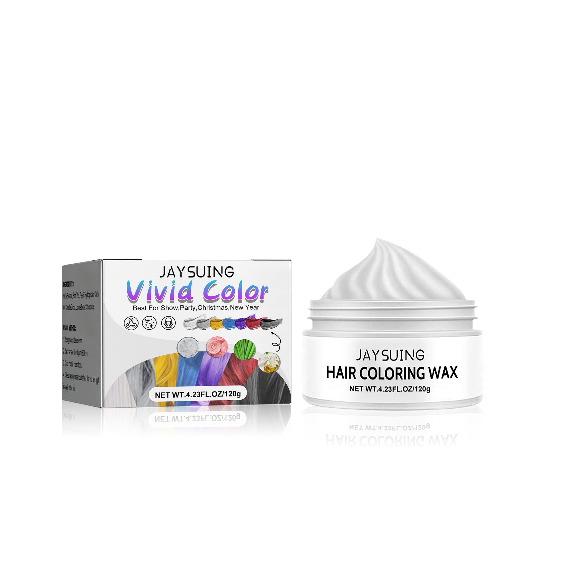 Hair Cream, Covering White Hair, Easy Coloring, Non-Dampening, Tide Color Beauty Hair Cream - Korvel