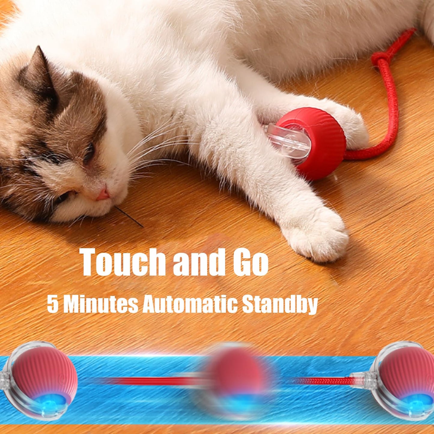 360° Smart Automatic Interactive Cat Toy Ball