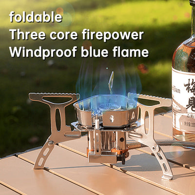 Design Camping Gas Stove Delicate Appearance Outdoor Hiking Portable Gas Stov - Korvel