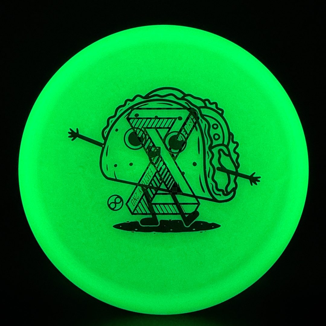 Glow C-Blend Centurion - X-Out Taco Disc Golf Driver