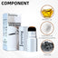 Jaysuing Eyebrow Printing Set Eyebrow Powder Hairline Retouching Eyebrow Shape Portable Hairline Eyebrow Repair Shadow Powder - Korvel