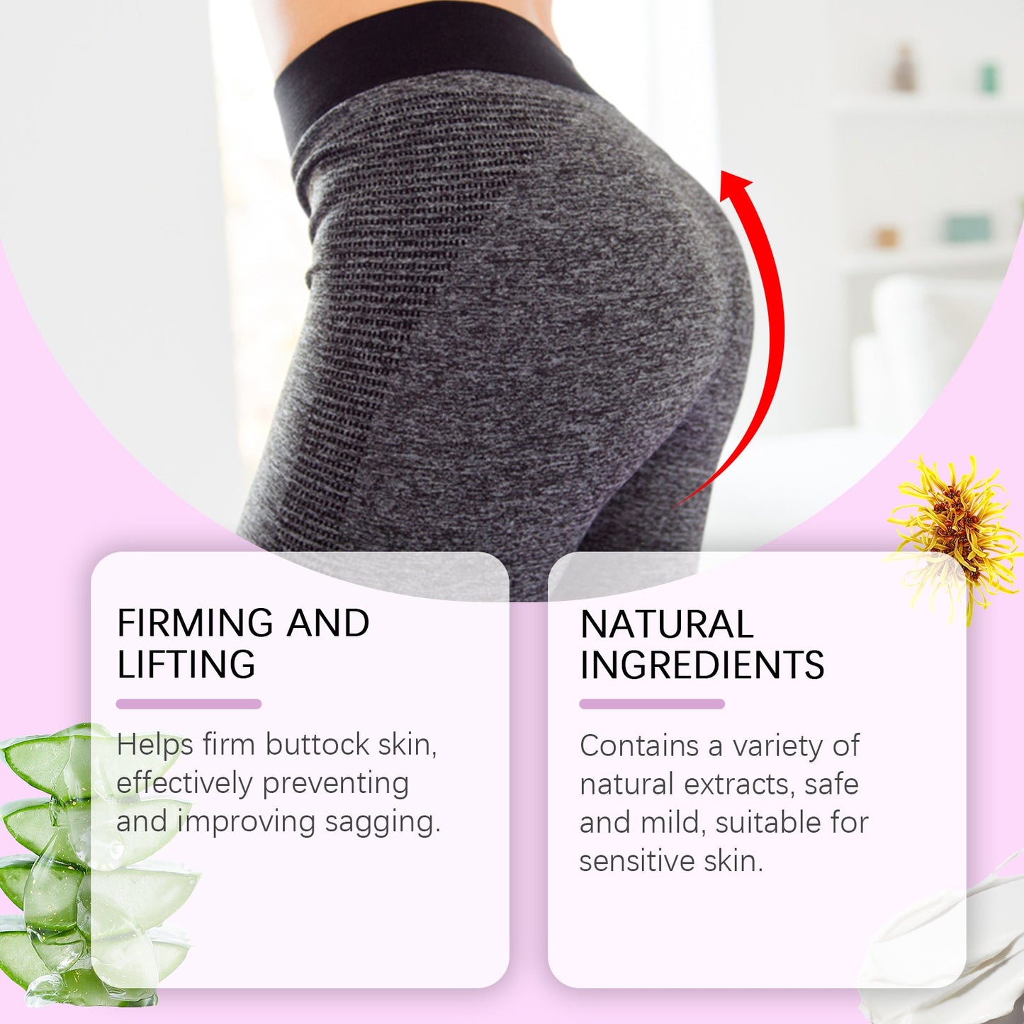 Butt Lift And Shape Care Cream, Lift, Tighten And Plump Butt Line Skin Care Body Care Cream - Korvel