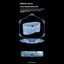 Shaping waist support belt waist massager massage belt EMS pulse hot compress vibration waist - Korvel
