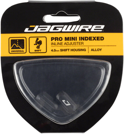 Jagwire Pro Mini Inline Indexed Cable Tension Adjusters - Black