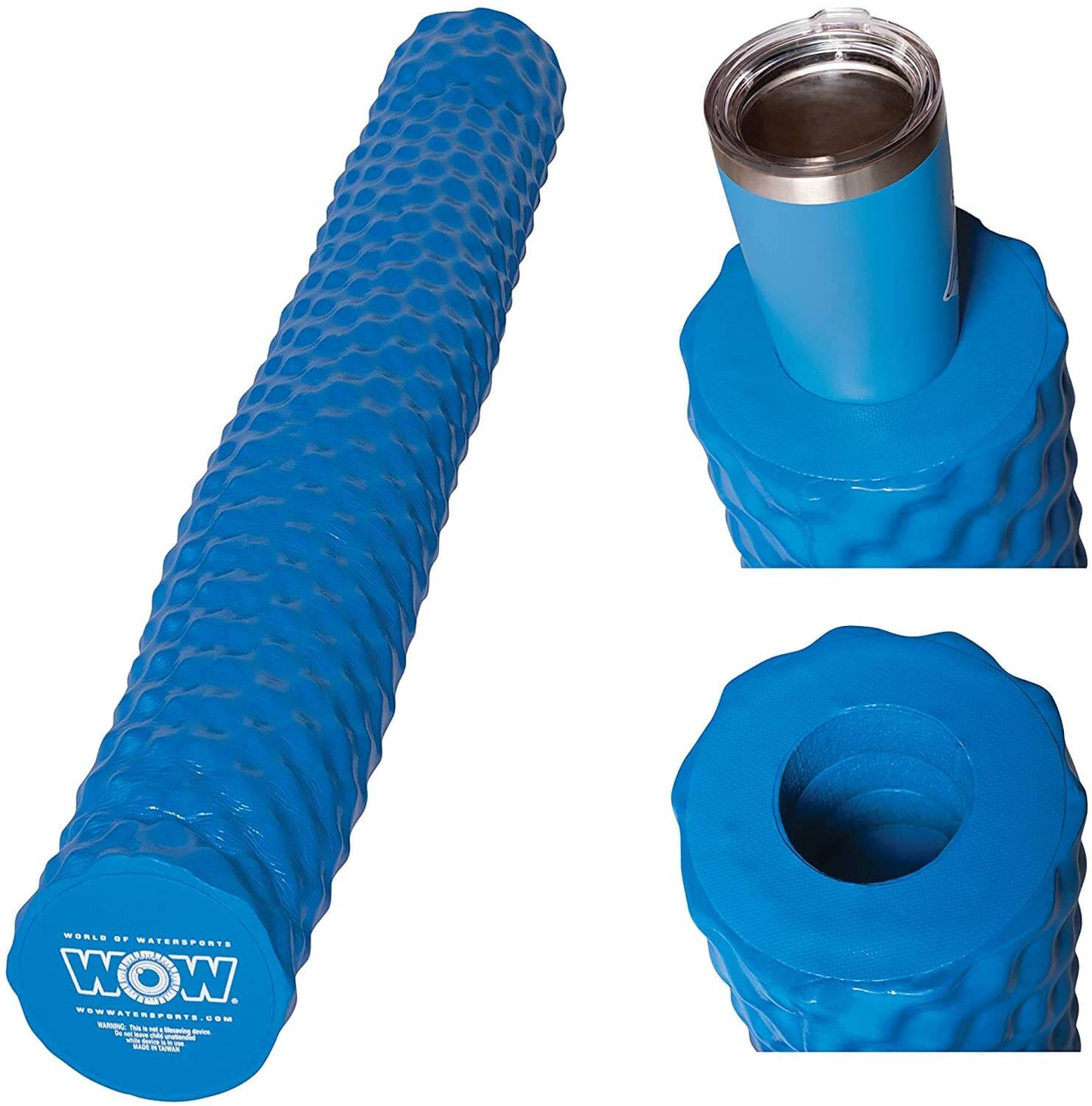 WOW Watersports Dipped Foam Pool Noodle con Portavasos