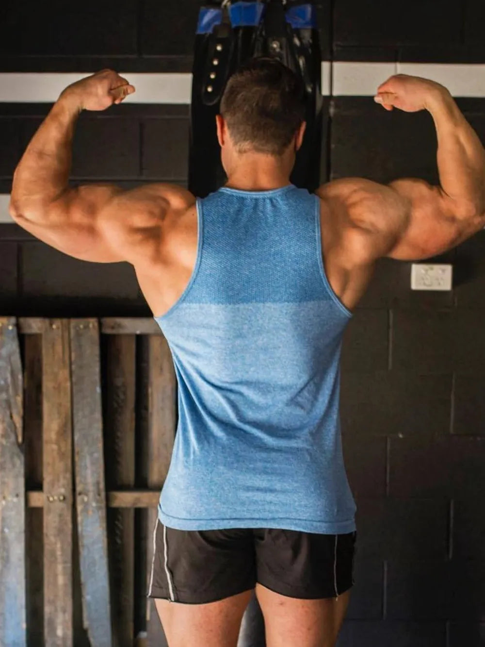 Débardeur actif à encolure ronde grande taille pour homme