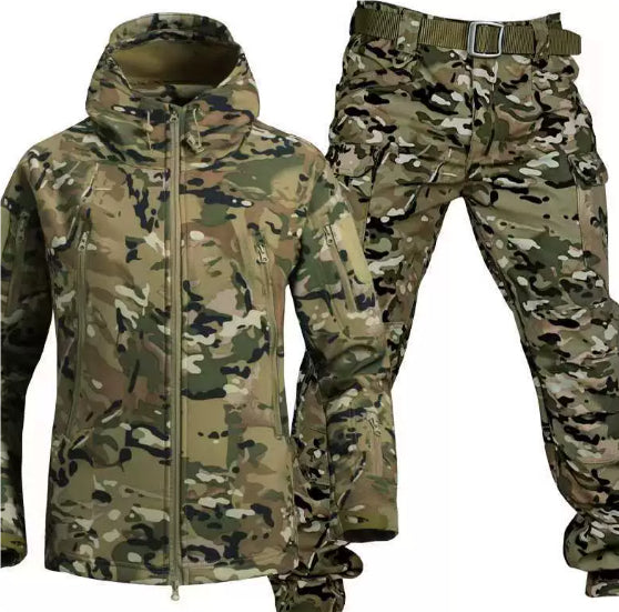 Chaqueta deportiva de concha suave de piel de tiburón para hombre