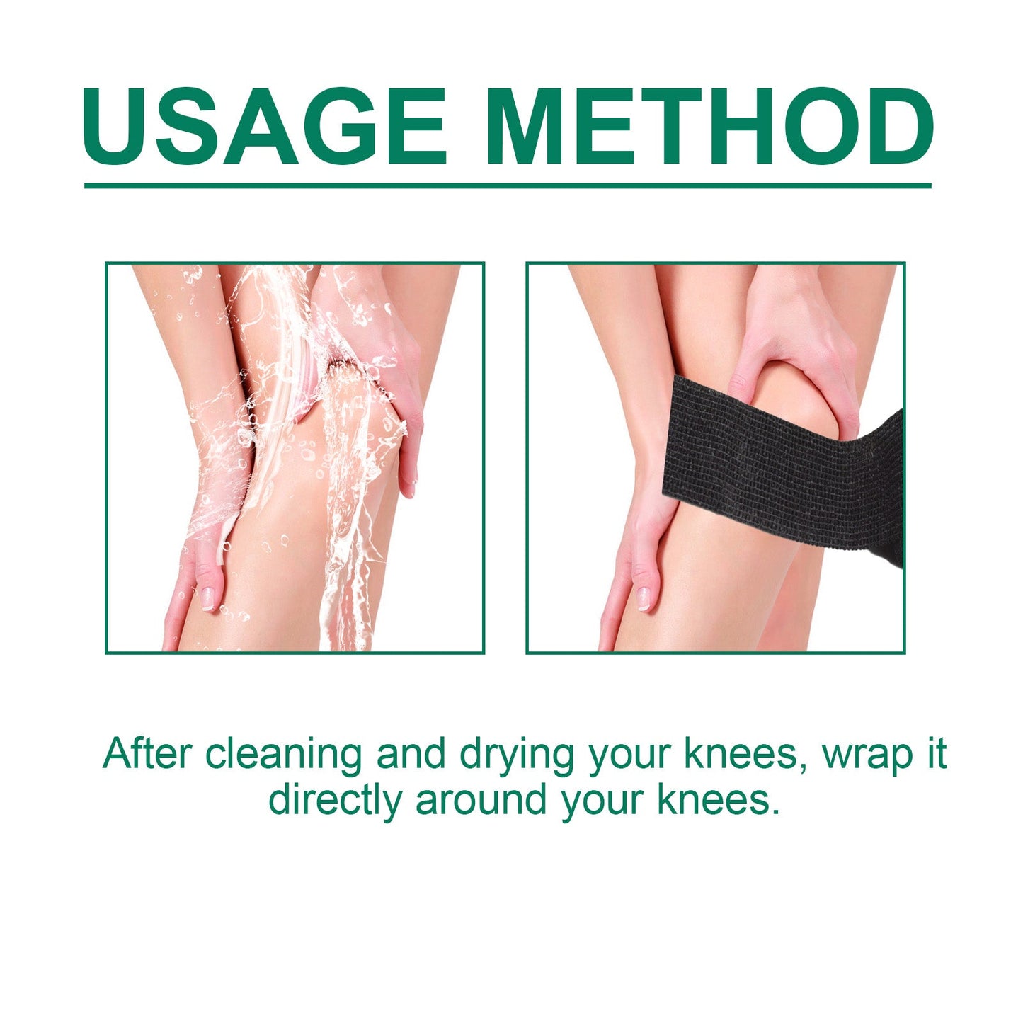 Elastic Self-Adhesive Sports Bandage, Waterproof Elastic Protective Bandage For Wrist, Elbow And Knee Soreness - Korvel