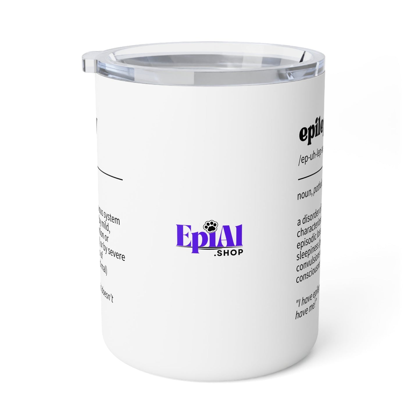 Mug Isotherme Définition de l'Épilepsie - 10oz