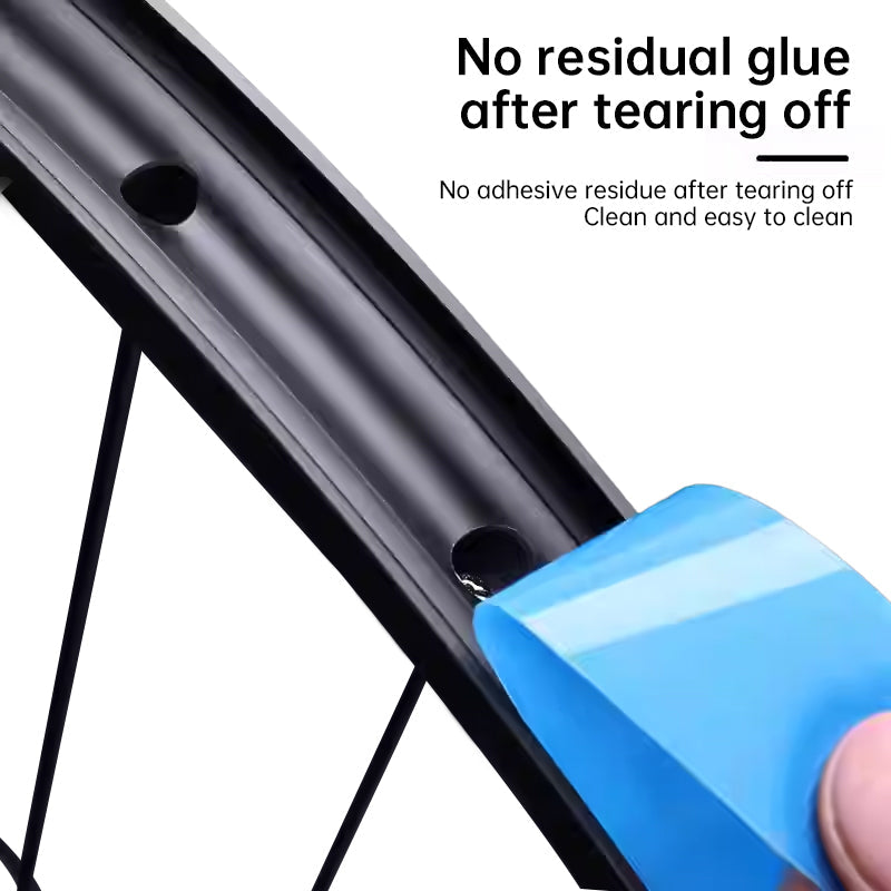 Tensilized Strapping Tape for Tubeless Bicycle Rims, 9.14m long, widths of 23/25/27/29/32/34mm, good residue-holding. - Korvel