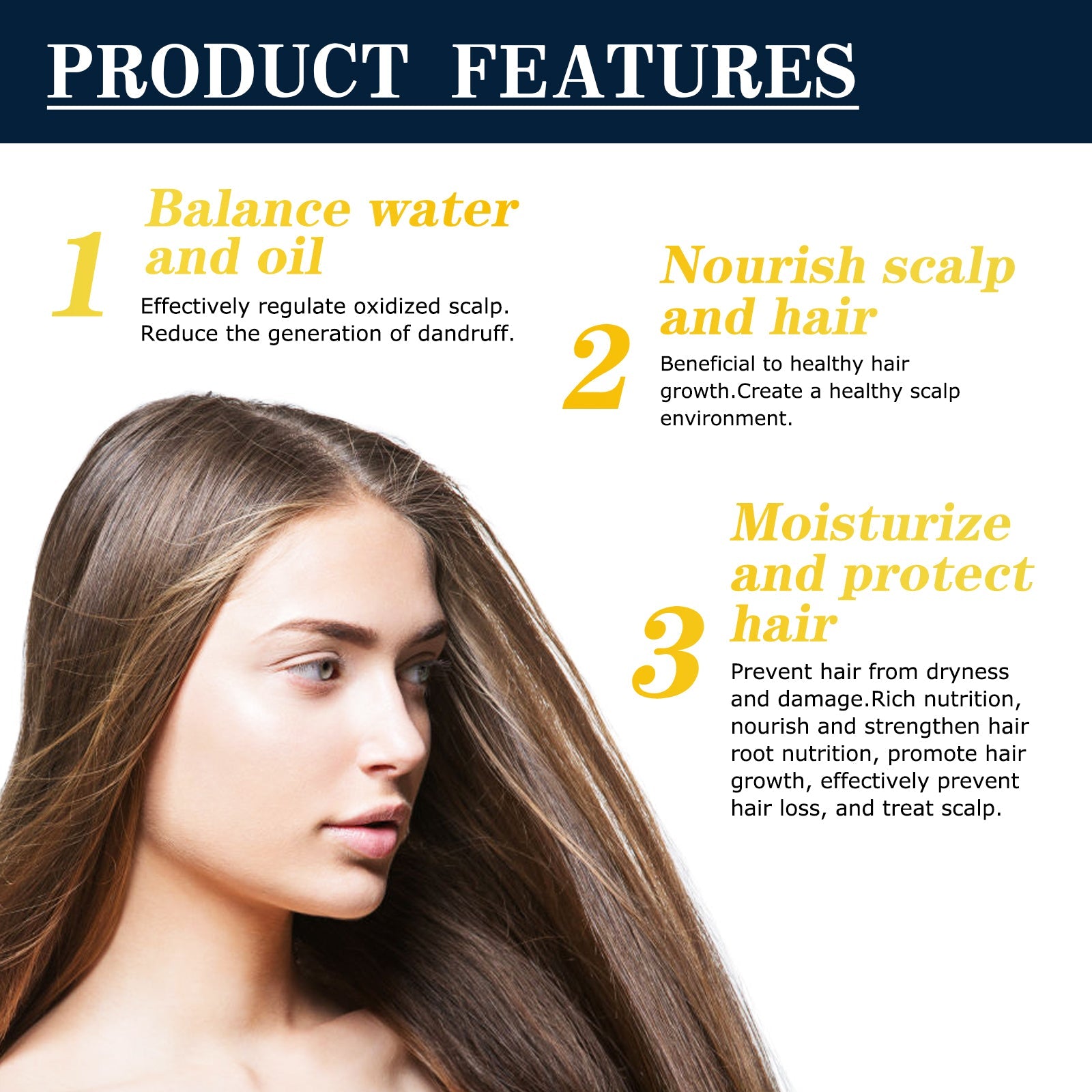 Scalp Treatment Essence Spray, Hair Care And Repair Damaged Hair Follicle Hair Root Treatment Spray - Korvel