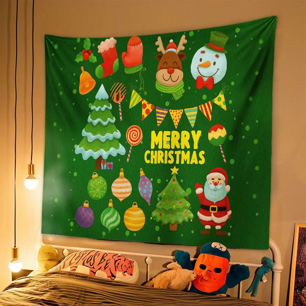 Tapisserie de Noël Élégante pour Décor Festif