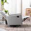 Chaise à bascule rembourrée moderne pour nursery - Gris