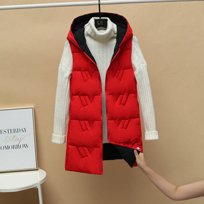 Double-Sided Long Vest Jacket - Urban Leisure Style