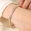 Bracelet en acier titane élégant pour femmes