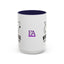 Introvertido. No molestar. Taza de café de gato en dos tonos