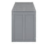 Queen Size Murphy Bed with Rotable Desk  Gray - Korvel
