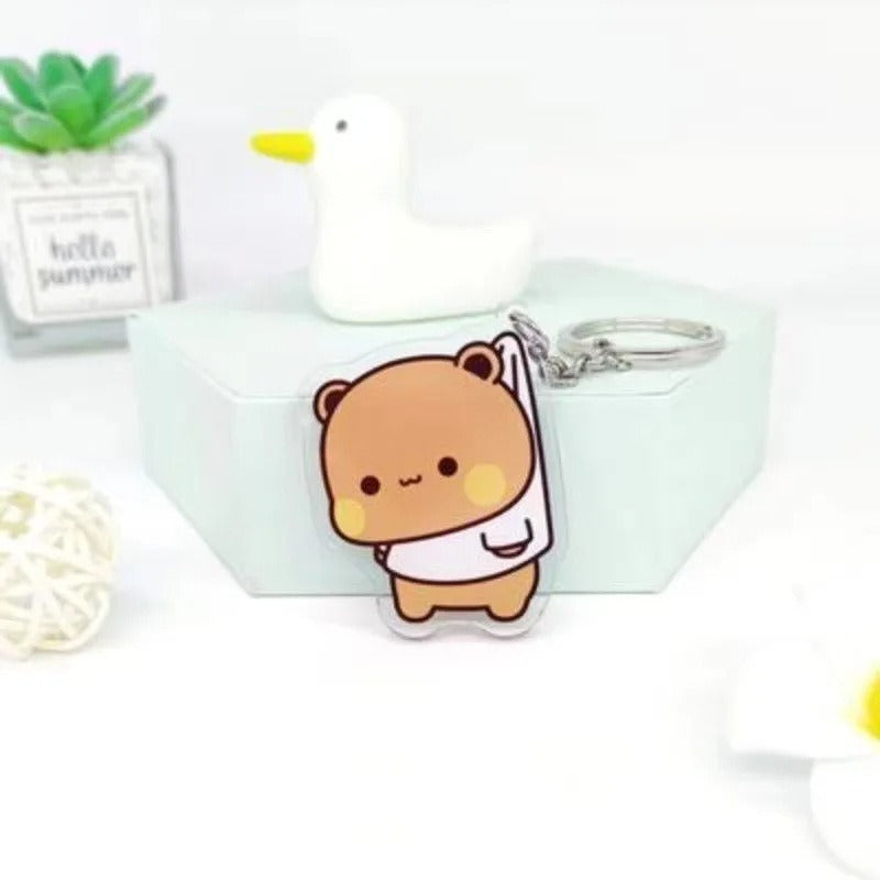 Porte-clés en pendentif Panda Géant Bubudu Cartoon Mignon