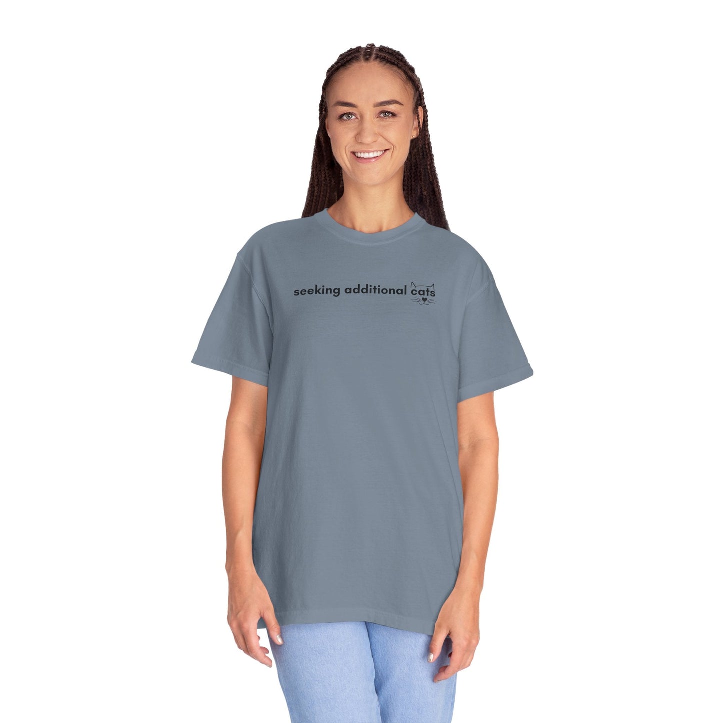 Seeking Additional Cats T-Shirt | Minimalist Cat Lover Tee