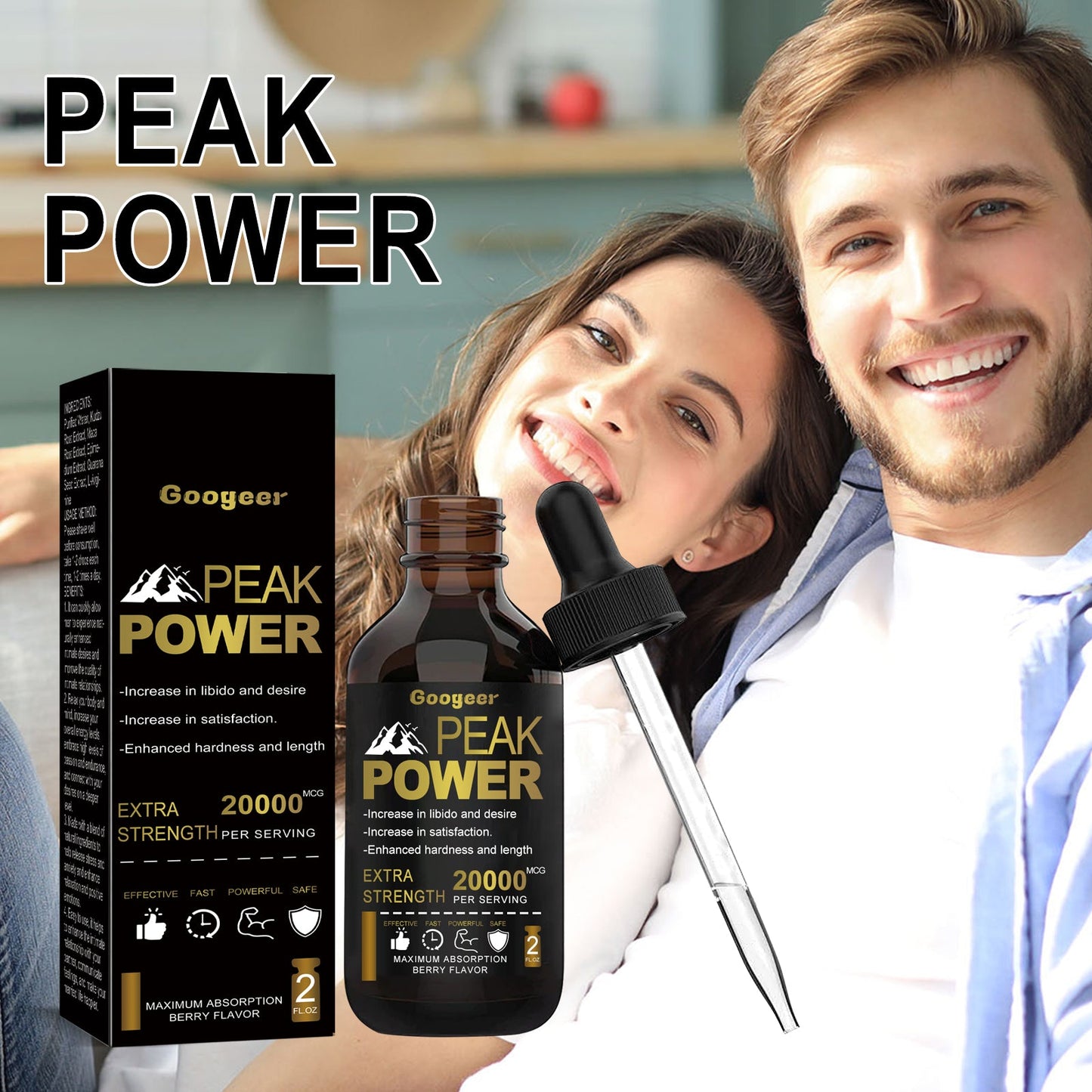 Men's Yang Supplement Drops, Men's Body Supplement Drops Body Supplement - Korvel