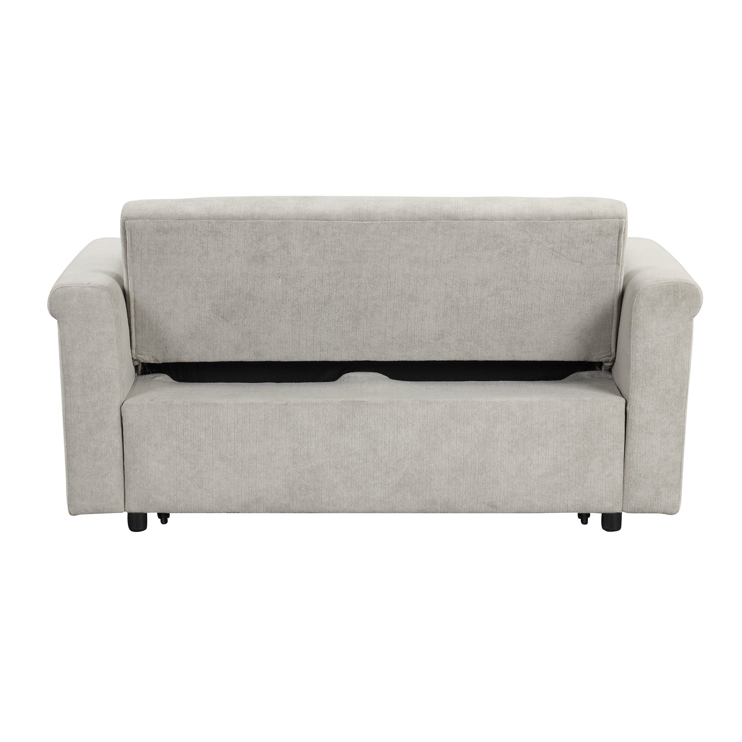 U_STYLE Convertible Soft Cushion Sofa Pull Bed ,for Two People to Sit On - Korvel