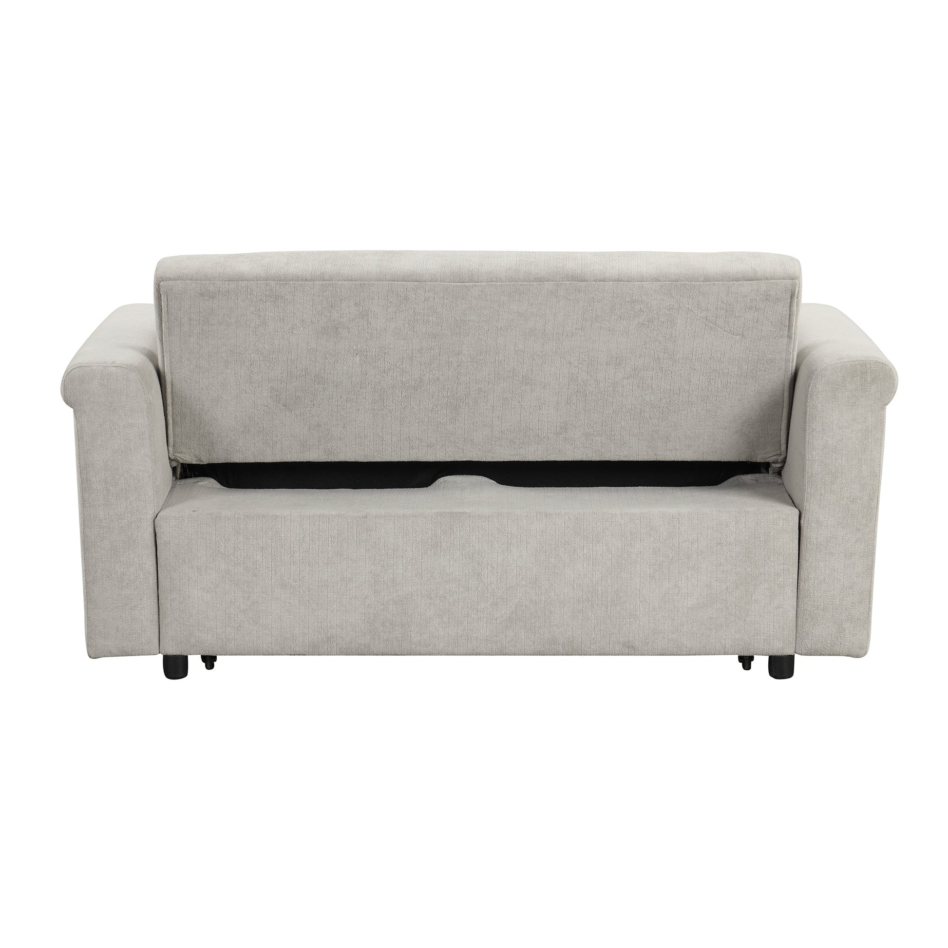 U_STYLE Convertible Soft Cushion Sofa Pull Bed ,for Two People to Sit On - Korvel