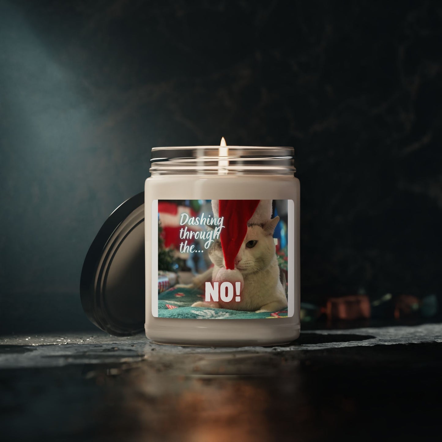 Bougie en Cire de Soja Parfumée Dashing Through the No, 9oz