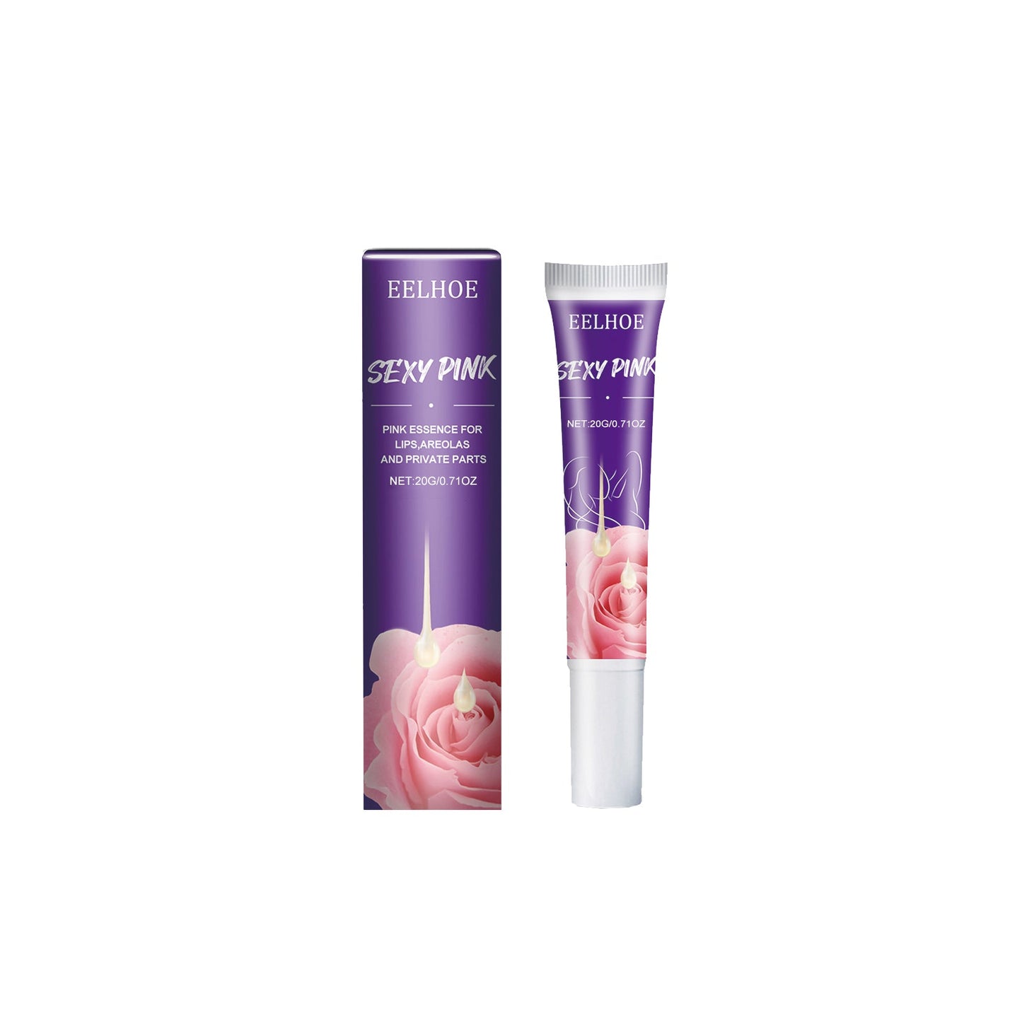 Brightener Pink Essence, Breast Areola Private Part Tender White Lip Joint To Remove Melanin Pink Essence - Korvel