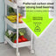 3 - tier rolling metal utility cart with wheels. Multifunctional, for kitchen, etc. Model: FRUTA - 001 1690 2090 - Korvel