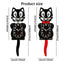 New Hot American Classic Kit Cat Clock: Swing Tail, Creative, Cute Gift, Retro Decor, Hanging Design. - Korvel