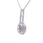 .45ct Ruby and Diamond Pendant in 10KT White Gold