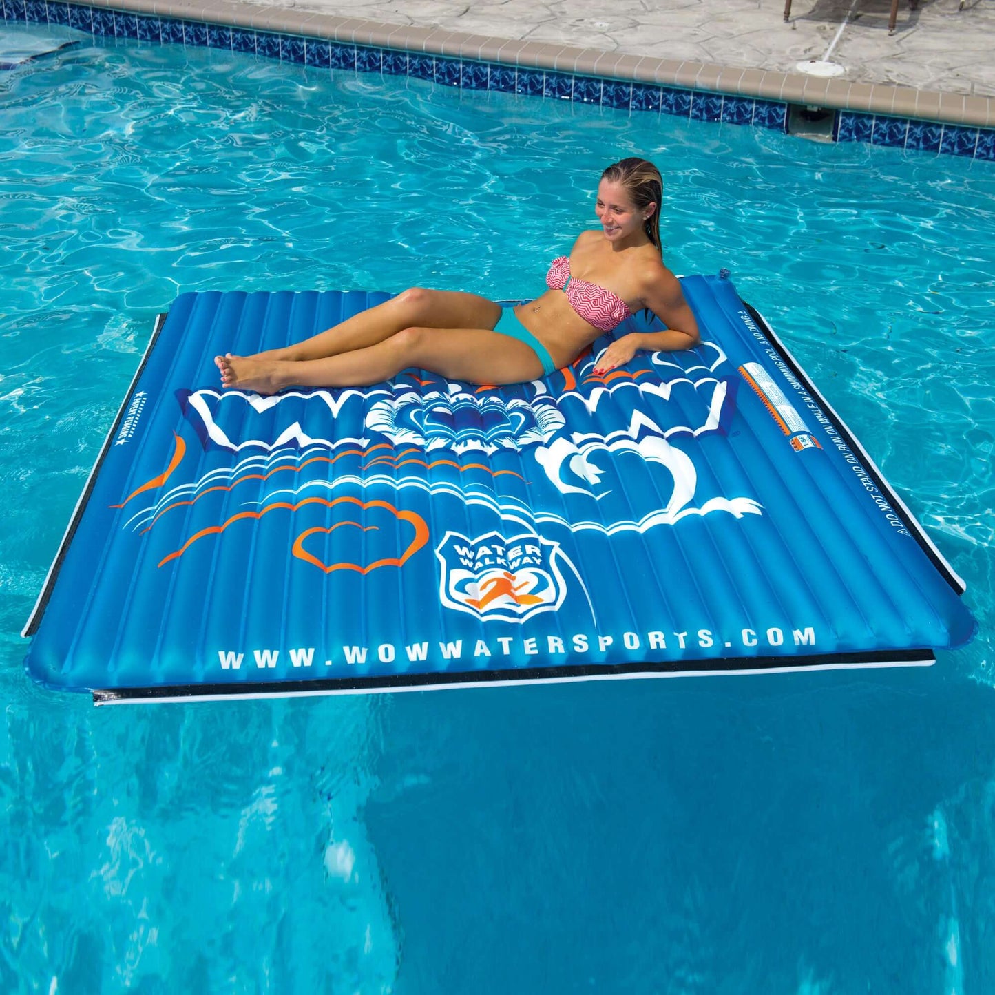 WOW Watersports Floating Water Mat for Pool and Lake Fun
