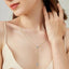 Collar de Plata Esterlina 925 con Moissanita Elegante