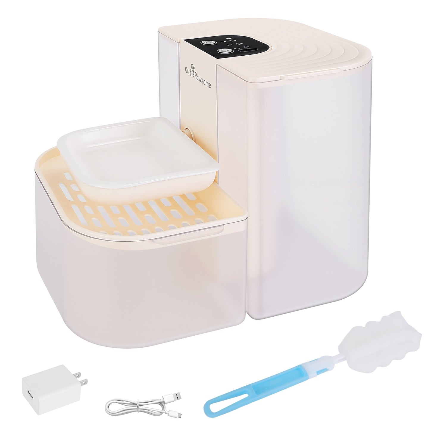 Smart Automatic Pet Water Fountain - 4.5L Rechargeable Dispenser